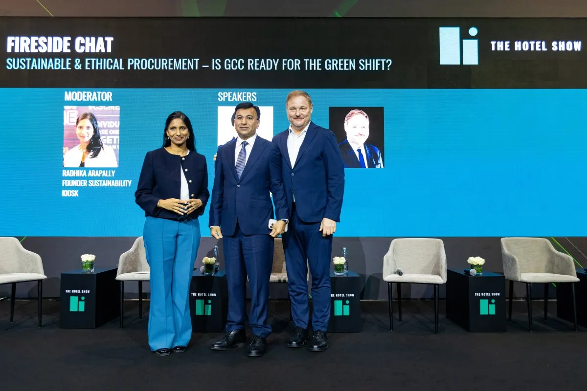 Fireside chat on sustainable and ethical procurement in the GCC, The Hotel Show Dubai 2025